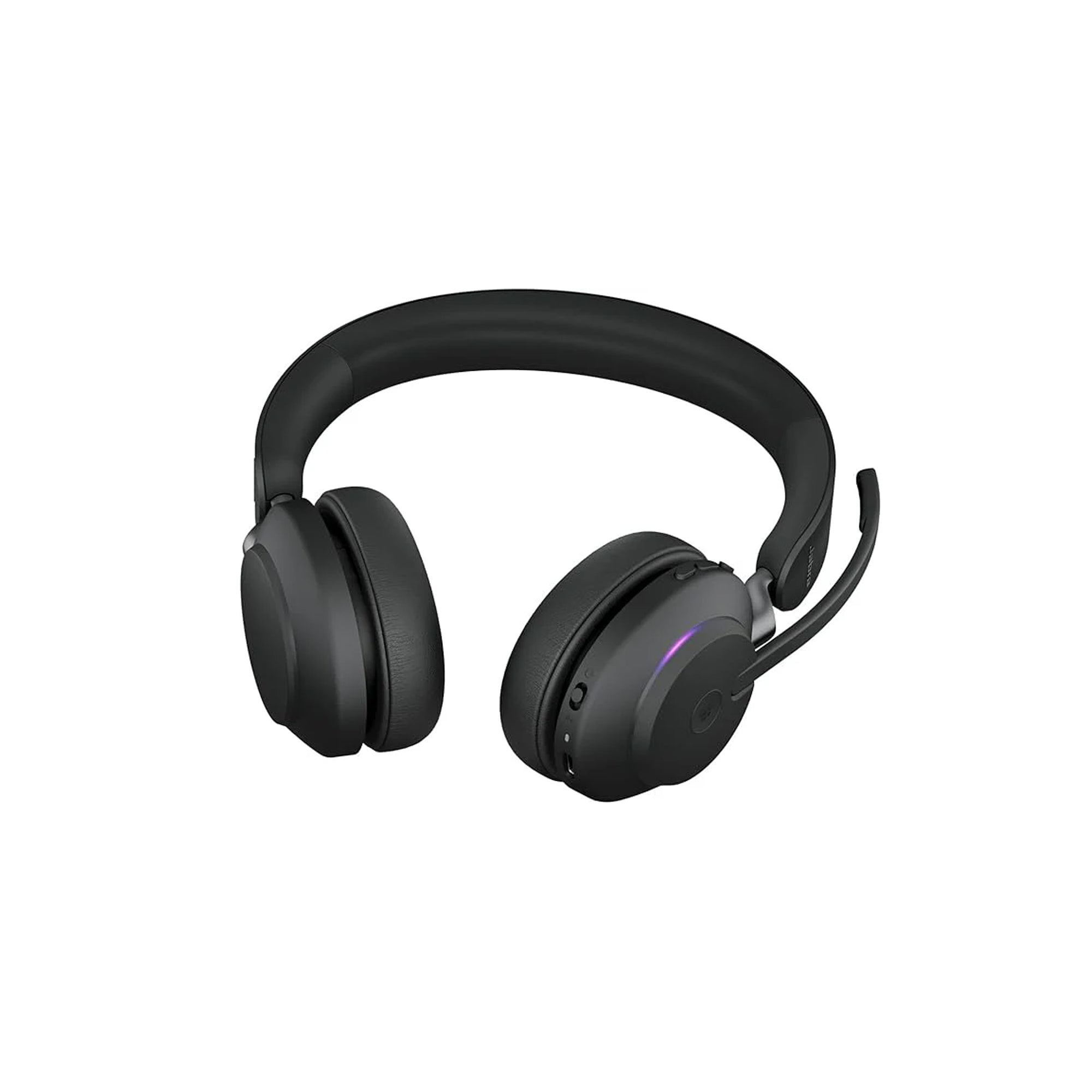 سماعة رأس لاسلكية Jabra Evolve2 65 ستيريو مزودة بميكروفون للمكالمات والاجتماعات والعمل عن بُعد