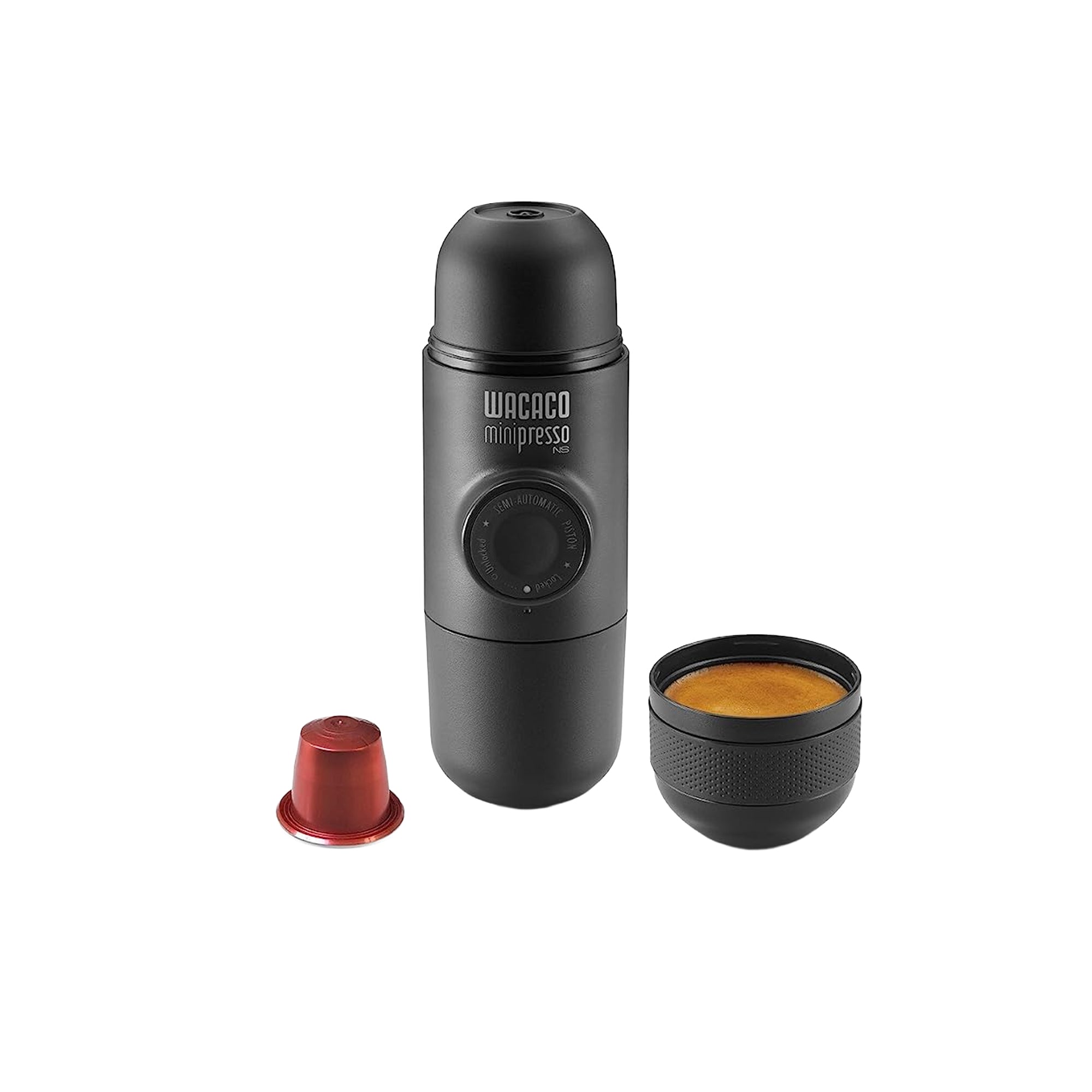 Wacaco Minipresso NS – Black Portable Espresso Maker