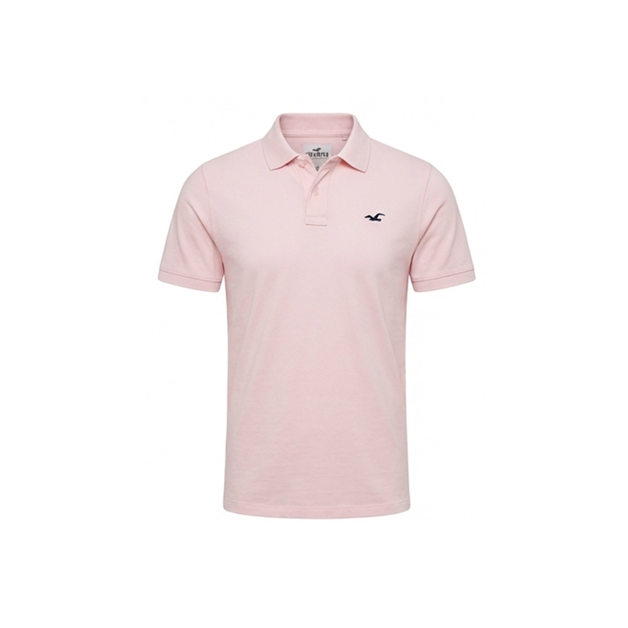 Hollister Icon Logo Pique Polo Rose Color Short Sleeve Men's Polo Shirt Polo Neck