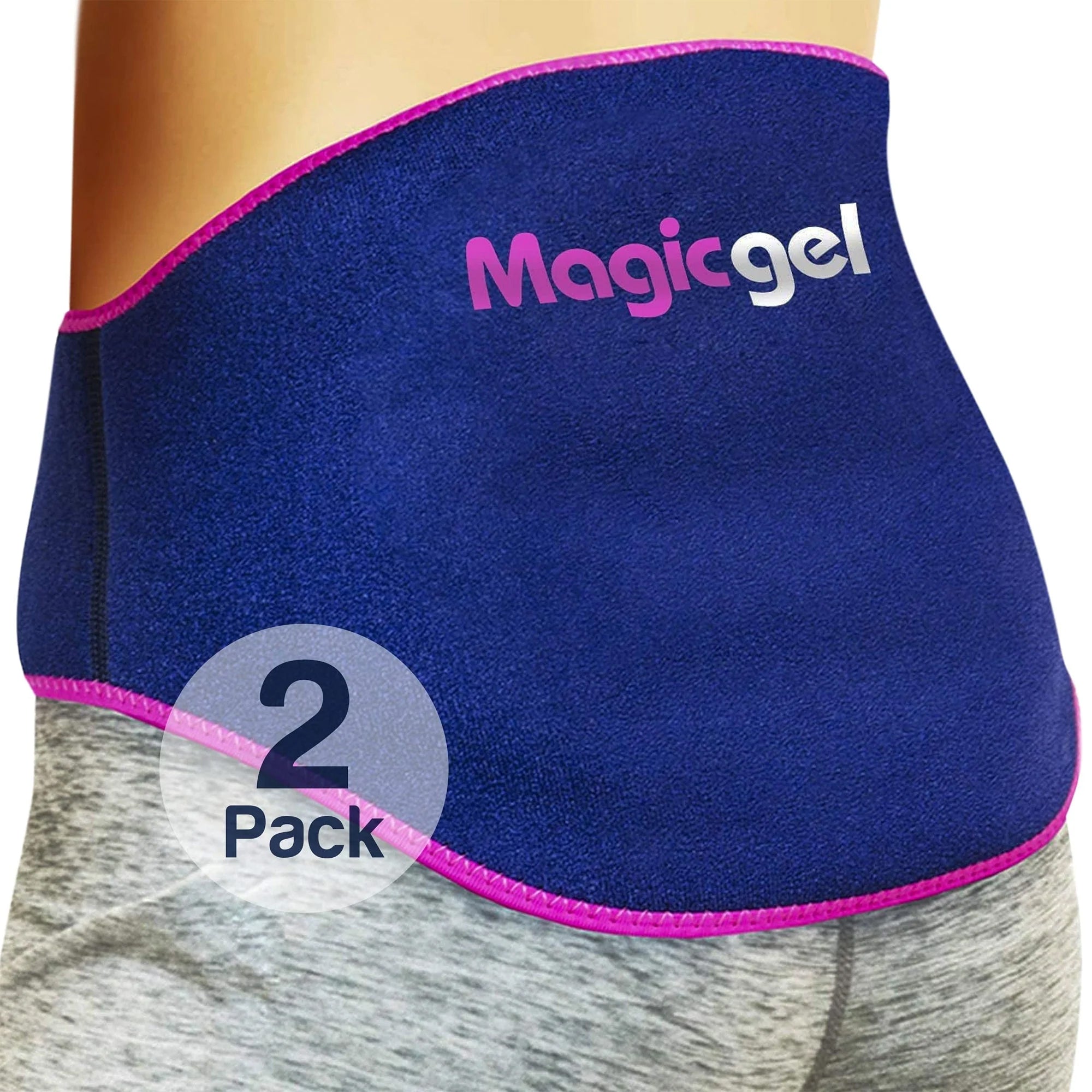 Large Back Pain Relief Gel Pack Hot or Cold Reusable Ice Pack for Back Injuries and Soreness