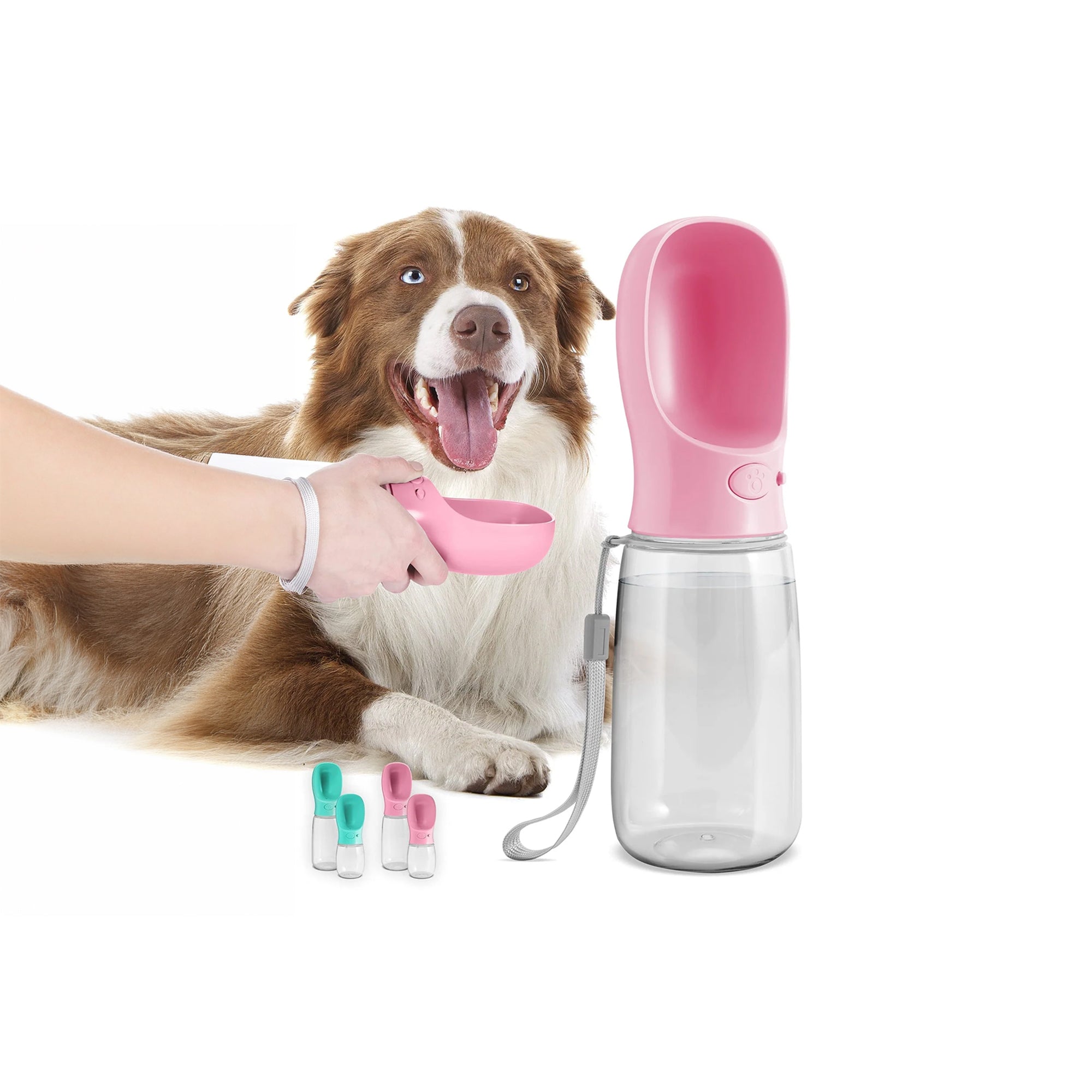 MalsiPree Portable Dog Water Bottle Ÿ?? Leak-Proof Puppy Feeder for Outdoor Walks