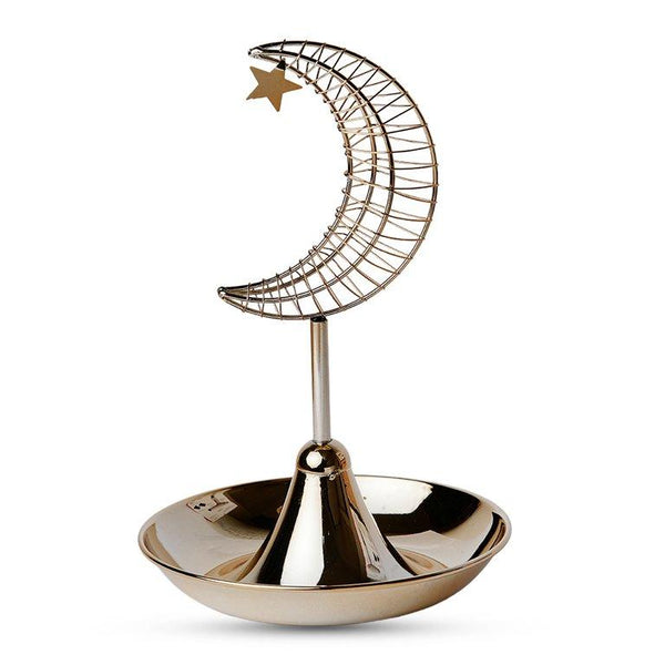 Ramadan crescent metal date serving dish-COOD 101