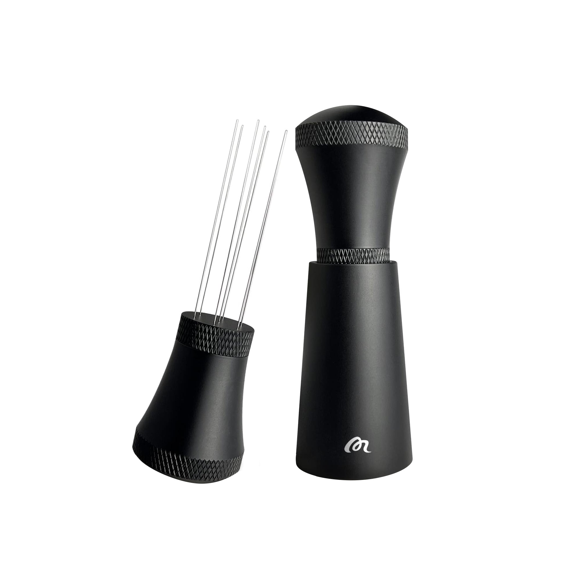 MICXNIC WDT Tool Ÿ?? Aluminum Espresso Distributor with Stand & 7 Stainless Steel Needles (0.3 mm)