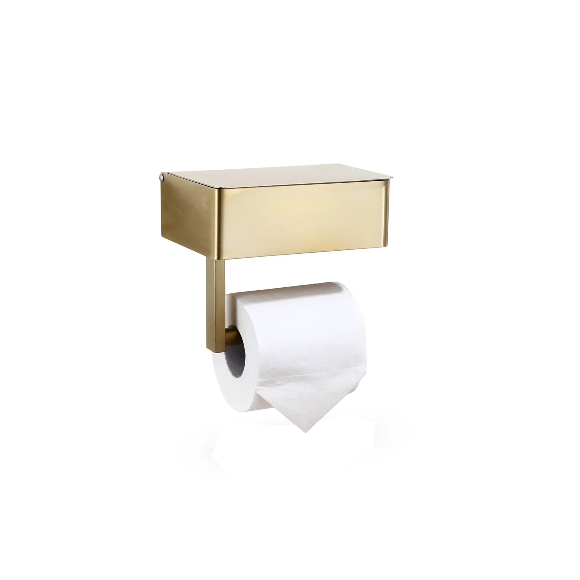 Day Moon Designs Toilet Paper Holder with Shelf & Flushable Wipes Dispenser Ÿ?? Bathroom Organizer