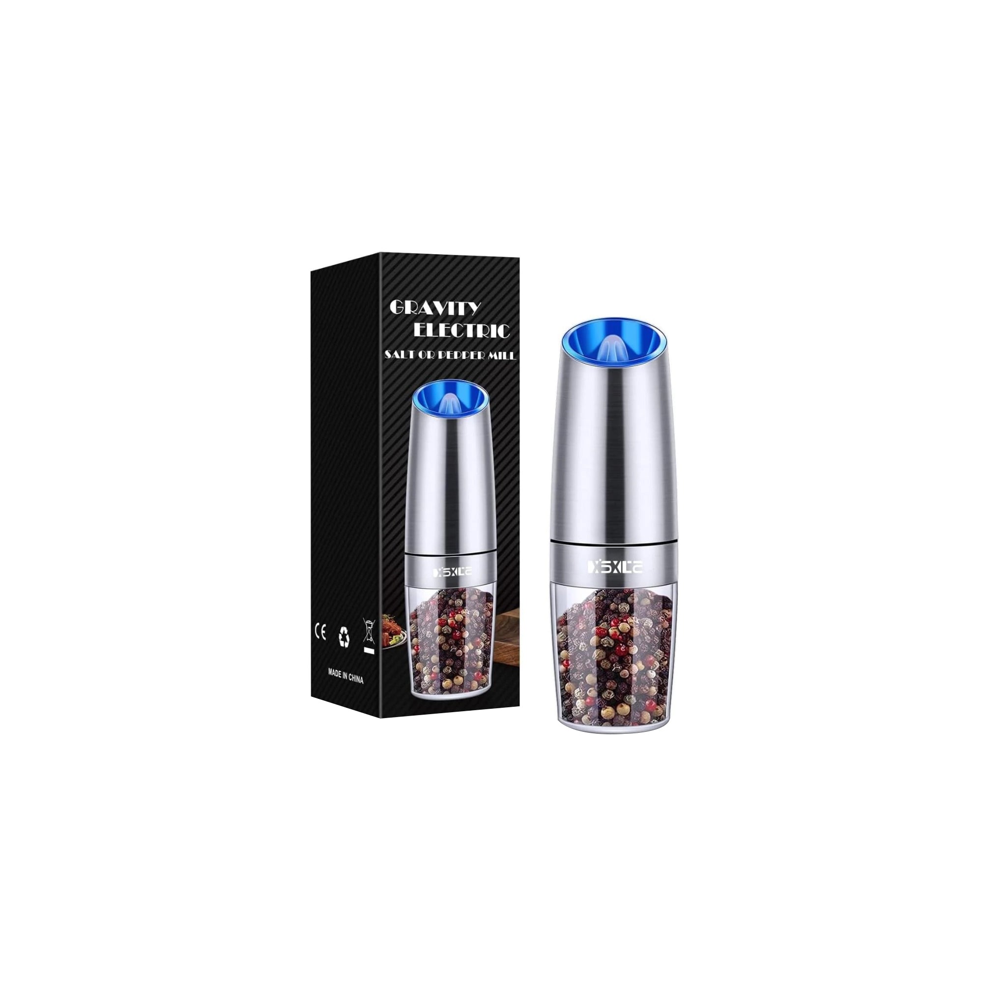 Sweet Alice Gravity Electric Pepper Grinder Ÿ?? Single, Silver