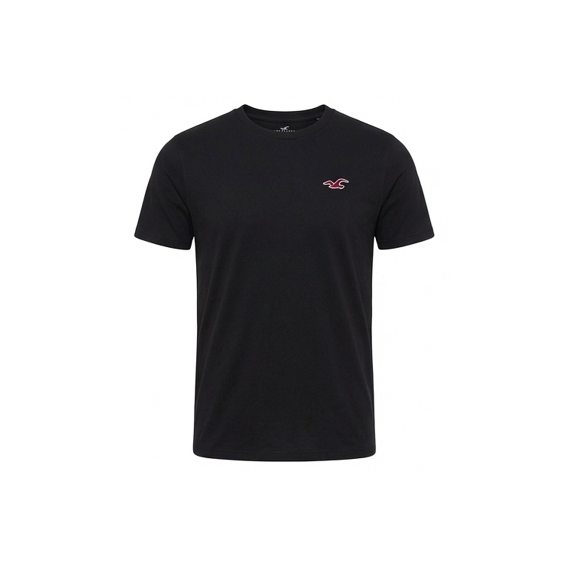Hollister men’s round neck T-shirt short sleeve cotton black