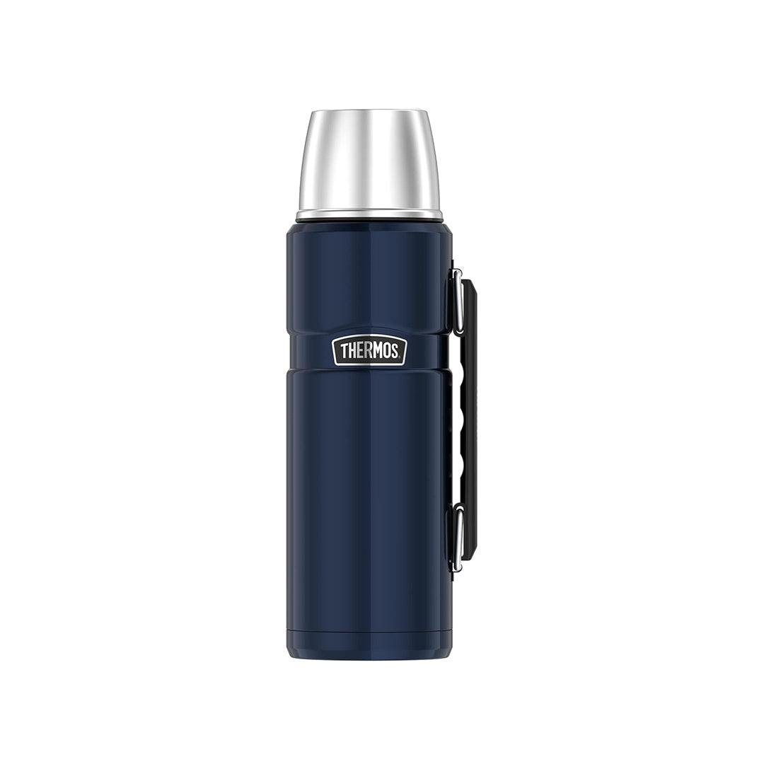 Thermos Stainless King Flask 1.2 L Midnight Blue Stainless Steel Vacuum Flask Hot Cold Insulated Bottle