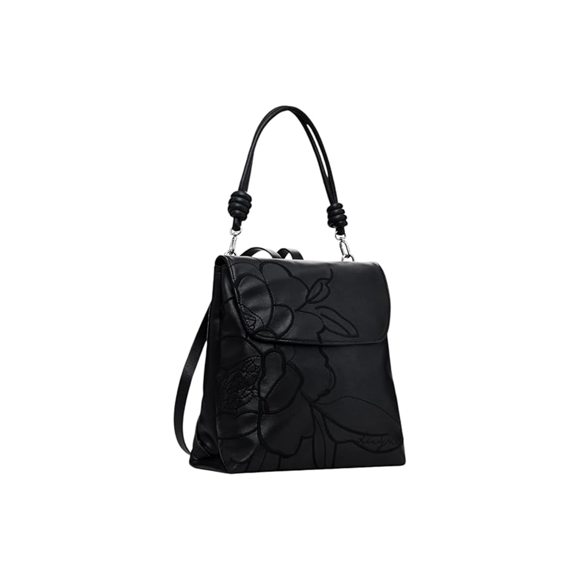 Desigual WomenŸ??s Mini Backpack PU Accessories Backpack Black Stylish Everyday Bag