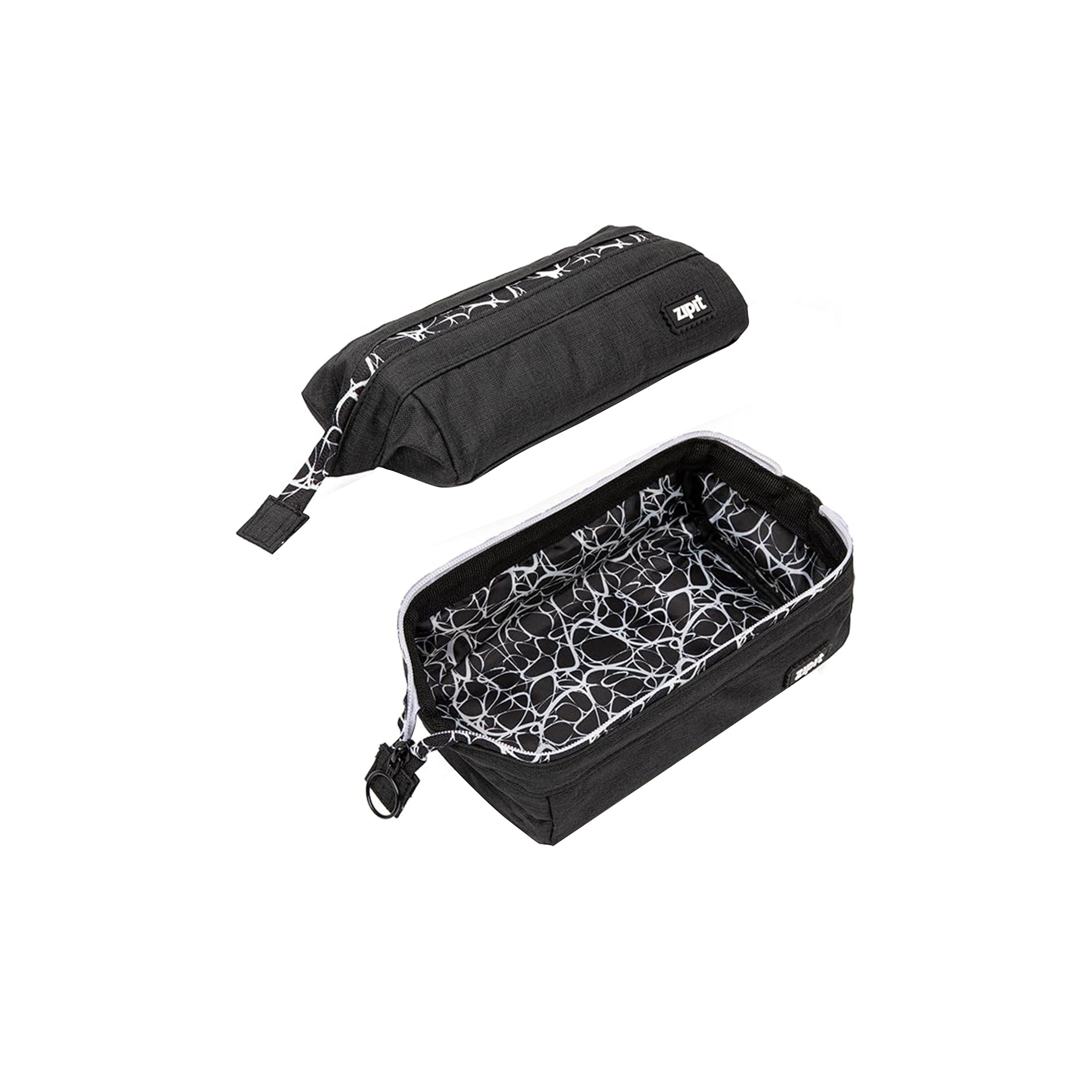ZIPIT Lenny Pencil Case – Black Durable School & Office Storage