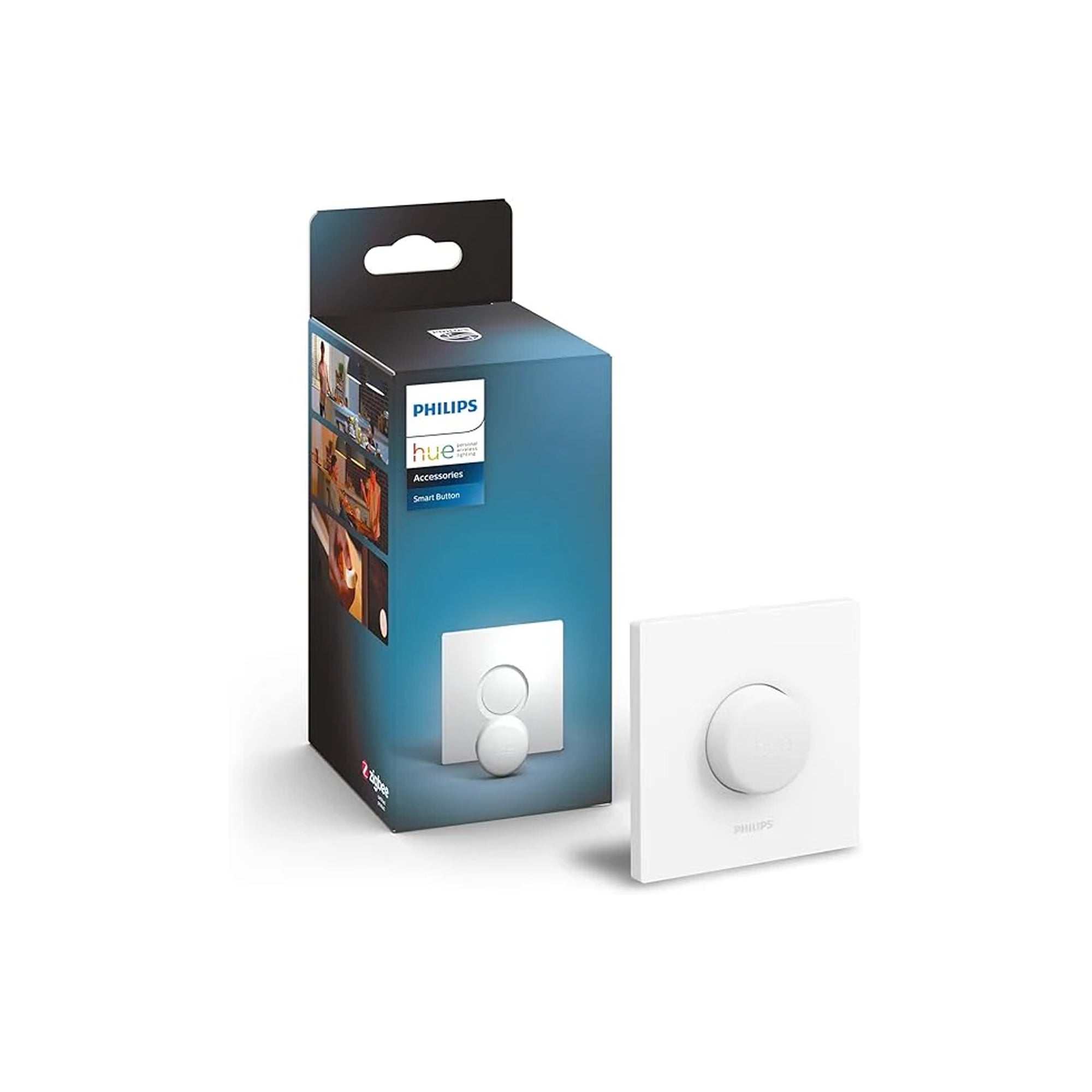 زر Philips Hue الذكي للتحكم اللاسلكي بالإضاءة للمنزل وغرفة المعيشة وغرفة النوم