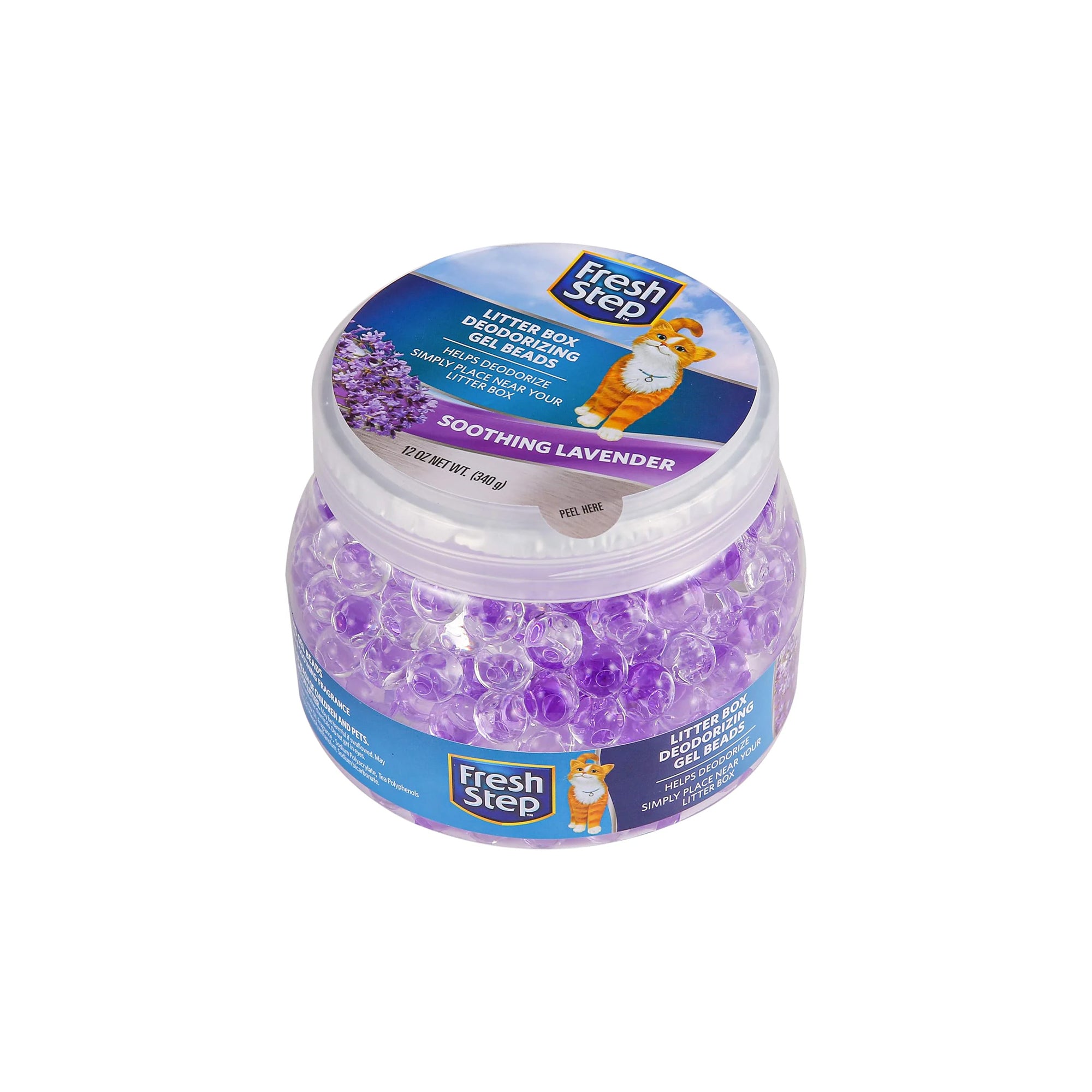 Fresh Step Deodorizing Gel Beads Ÿ?? Litter Box Air Freshener Ÿ?? Soothing Lavender