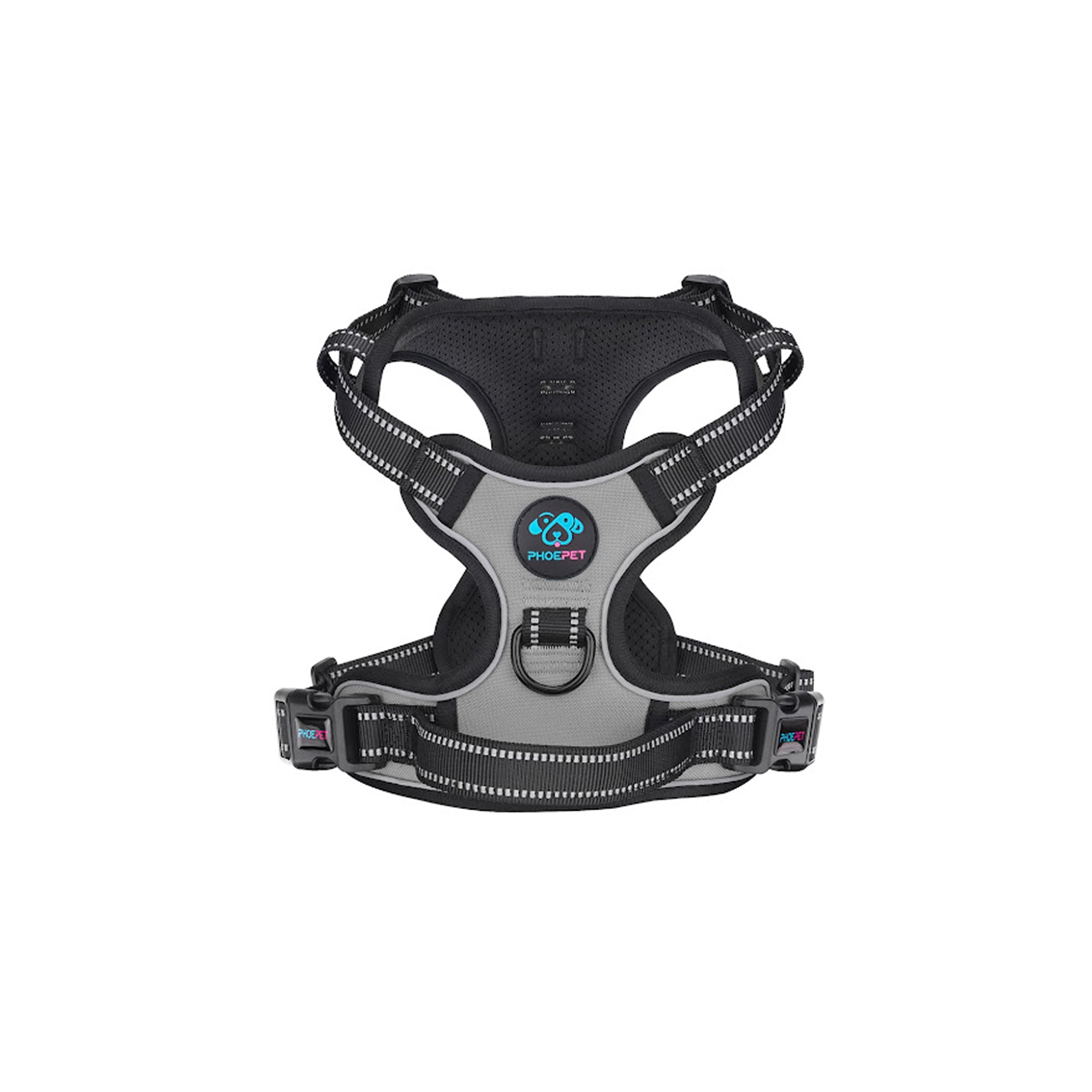 PHOEPET No Pull Dog Harness Ÿ?? Large Ÿ?? Reflective Front Clip with Handle Ÿ?? Easy On/Off