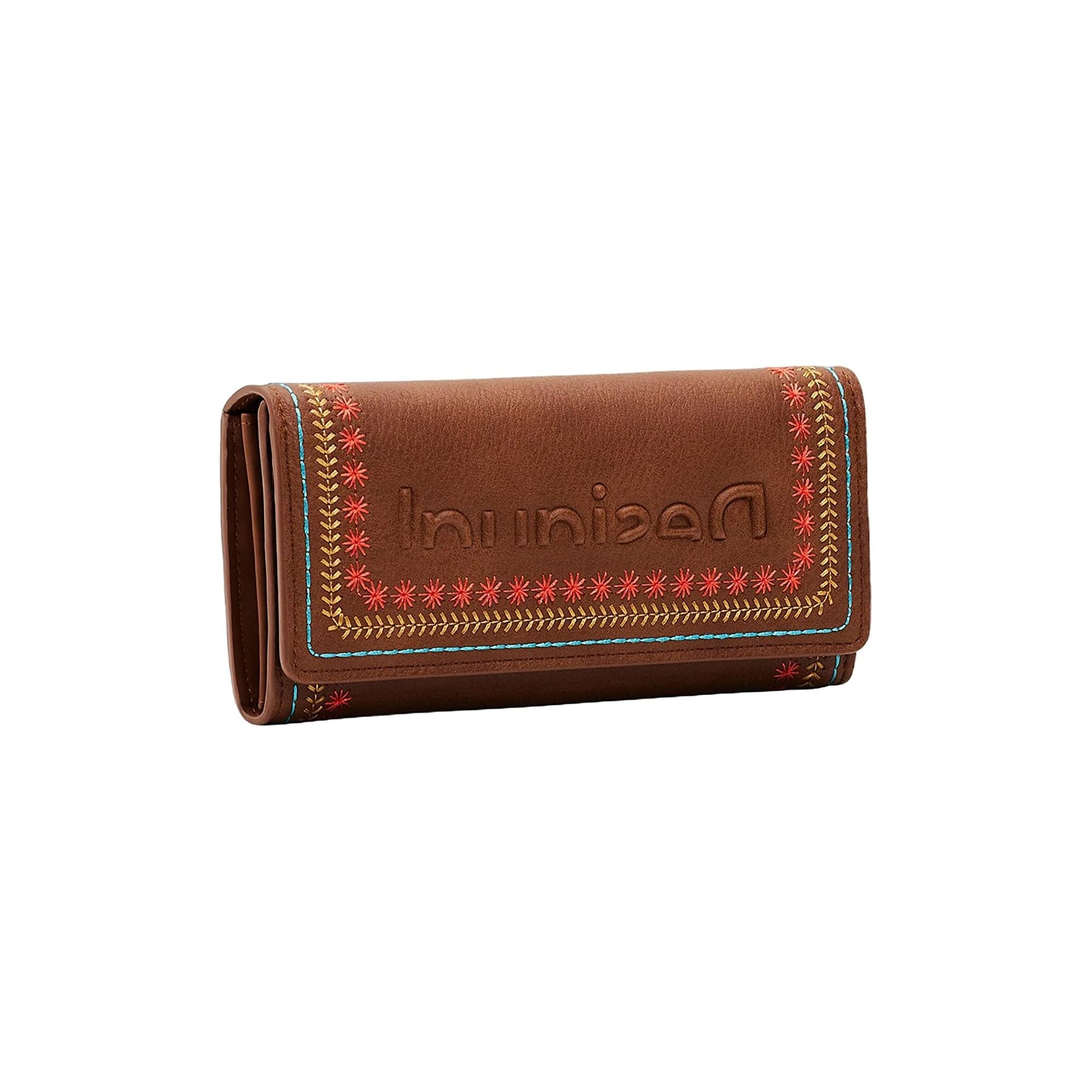 Desigual Backstitch Wallet One Size Brown