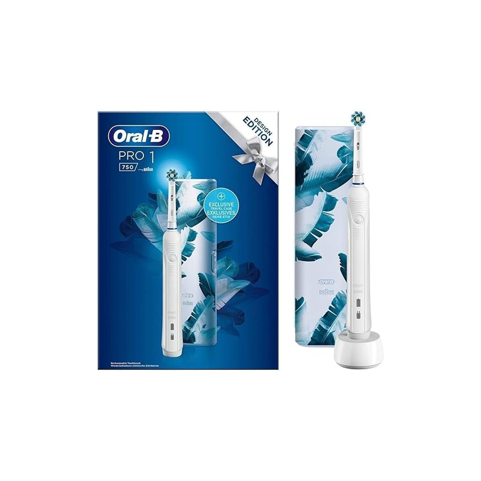 Oral-B Pro 1 750 Electric Toothbrush + Free Travel Case