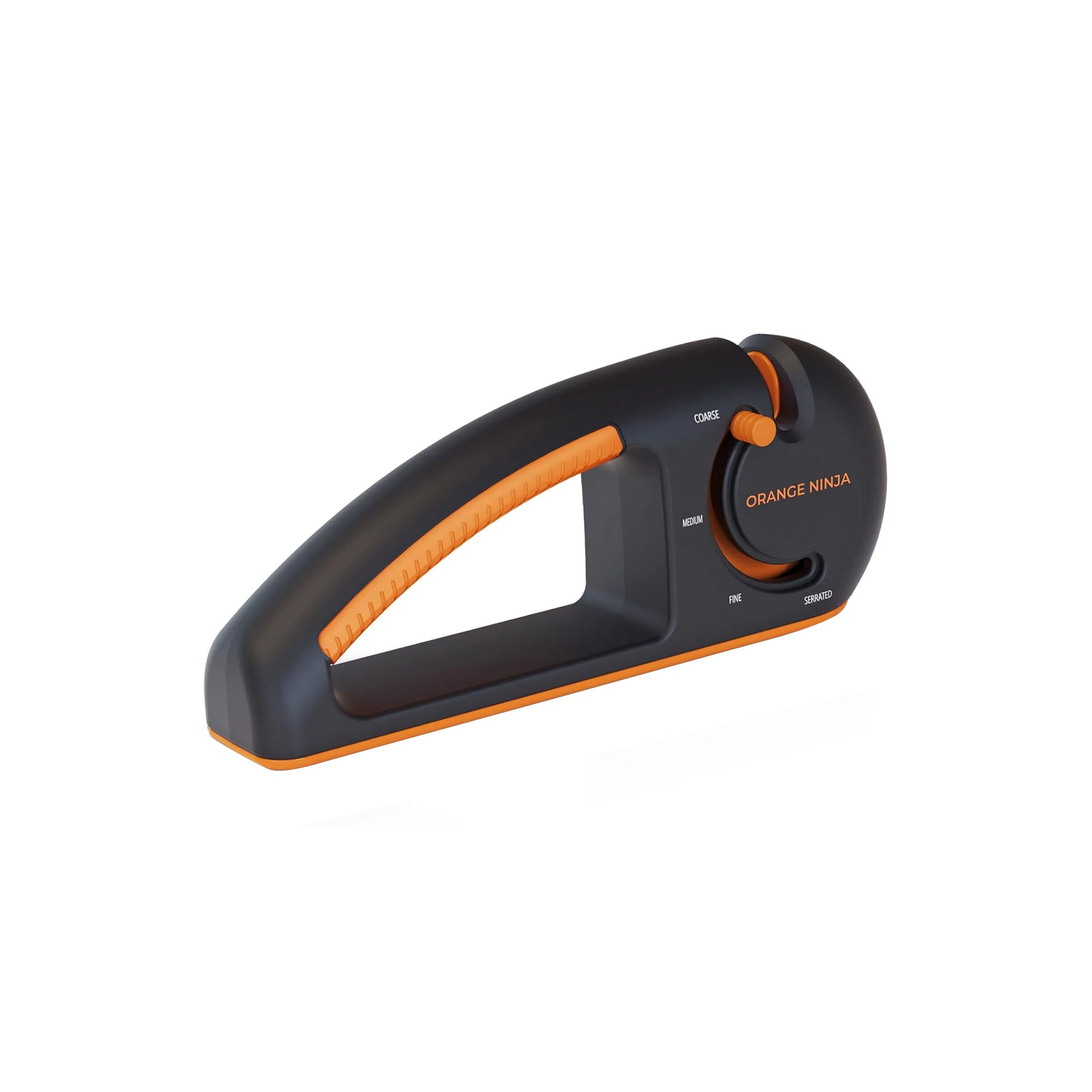 Orange Ninja 4-Stage Handheld Knife Sharpener Ÿ?? Adjustable Manual Kitchen Sharpener for Chef & Pocket Knives