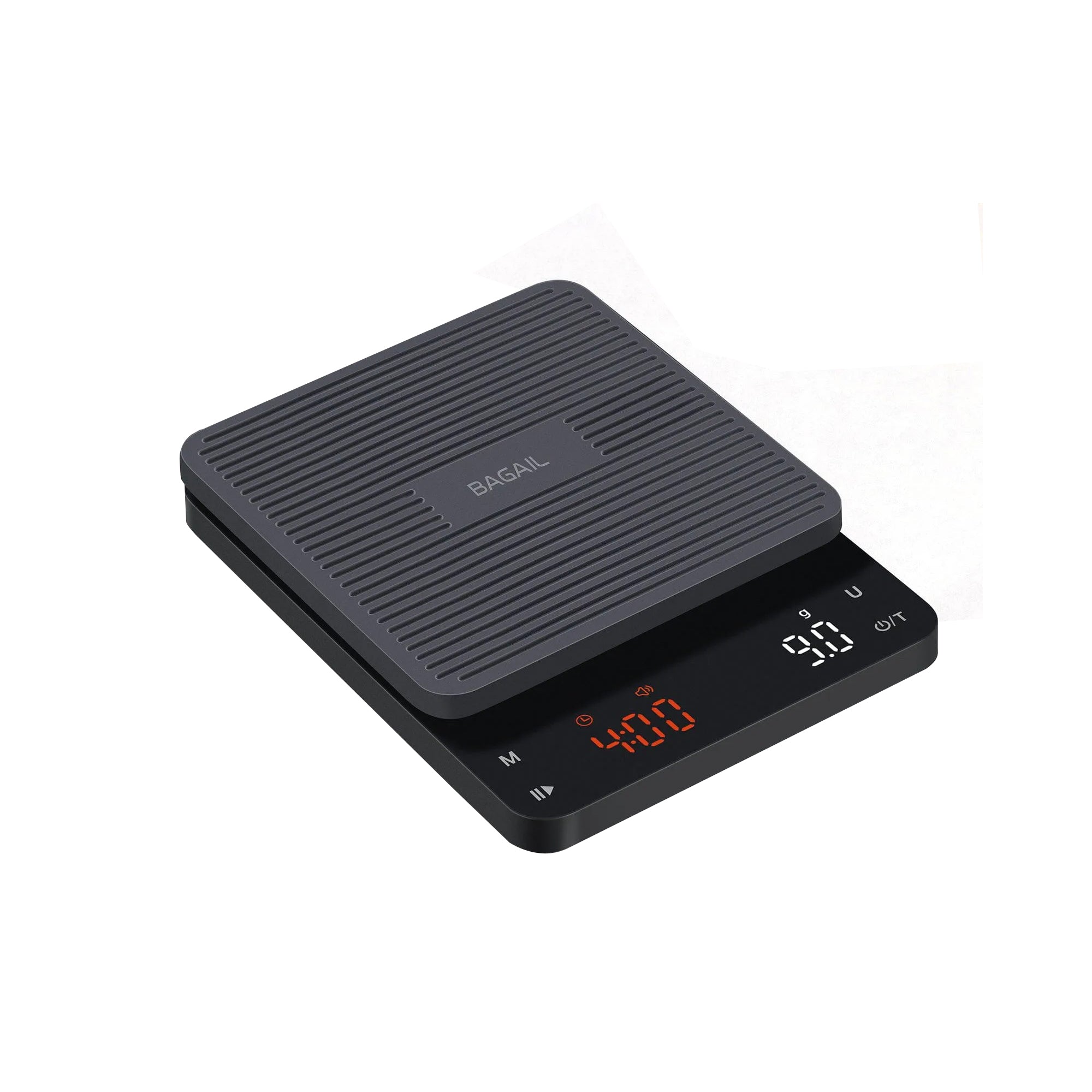 Bagail Digital Coffee Scale with Timer Ÿ?? 0.1g High Precision, Large Display, Automatic Taring, Rechargeable