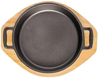 PAYLA 14-INCH PAN WITH WOOD BASE