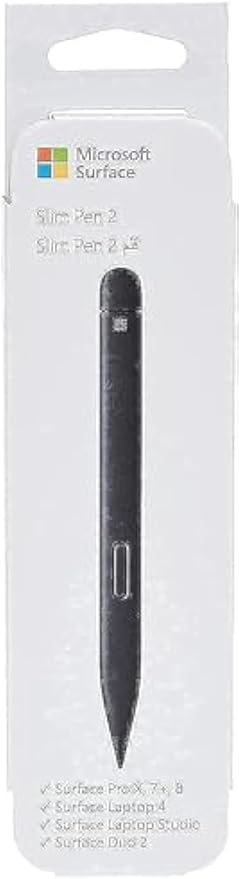 Microsoft Surface Slim Pen 2, Black, 8Wv-00008