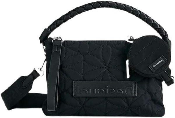 Desigual Women's Bols_Prisma Dortmund Across Body Bag, One Size, Black, Small