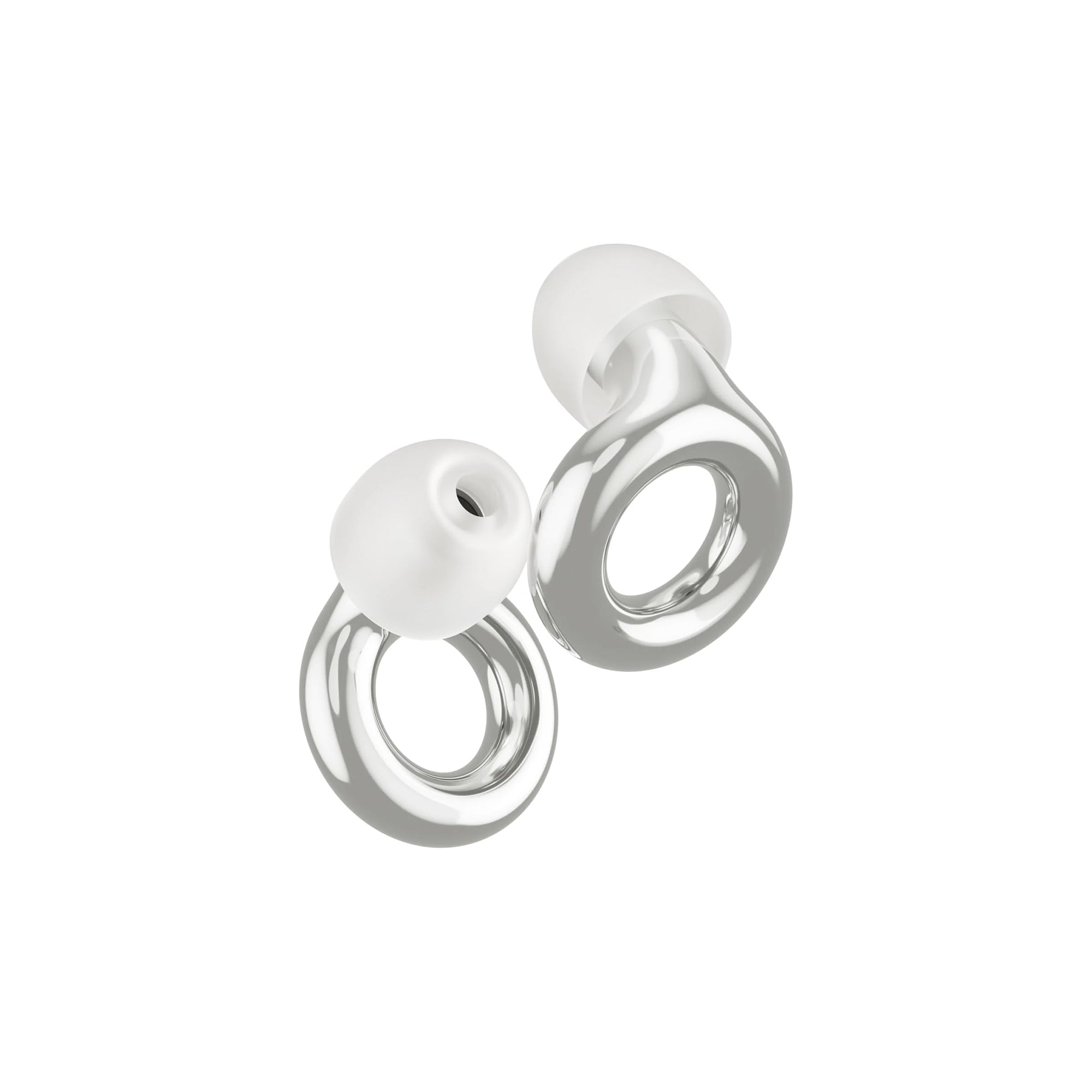 Loop Experience 2 Noise-Reducing Earplugs Ÿ?? Silver Reusable Earplugs for Concerts, Travel & Focus