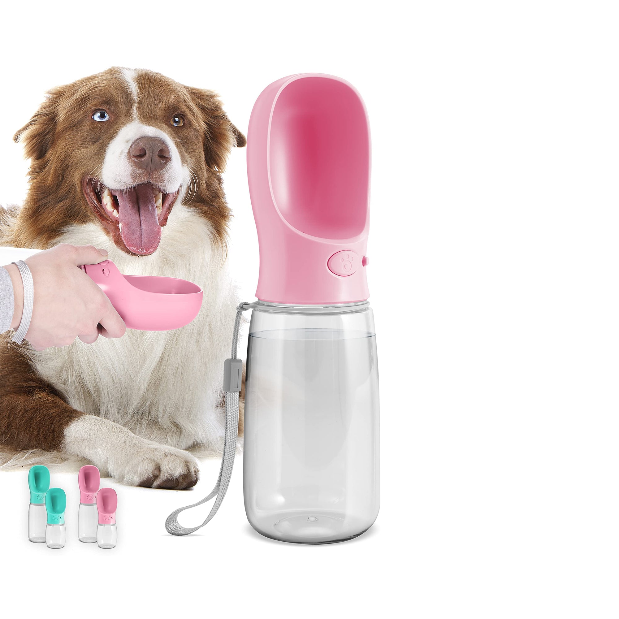 MalsiPree Portable Dog Water Bottle Ÿ?? Leak-Proof Puppy Feeder for Outdoor Walks
