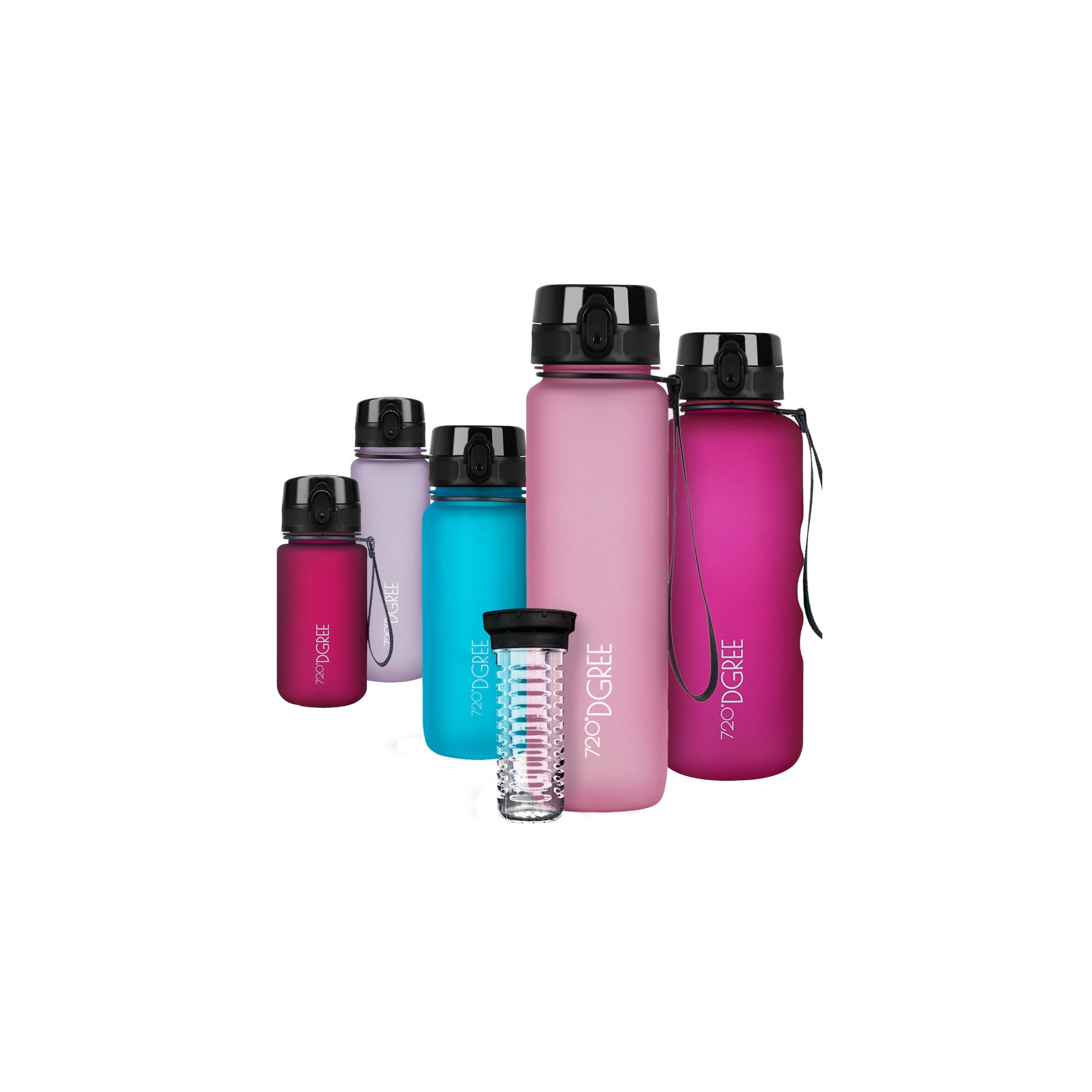 720??DGREE uberBottle 1L Water Bottle with Fruit Infuser BPA Free Leakproof Tritan Sports Bottle