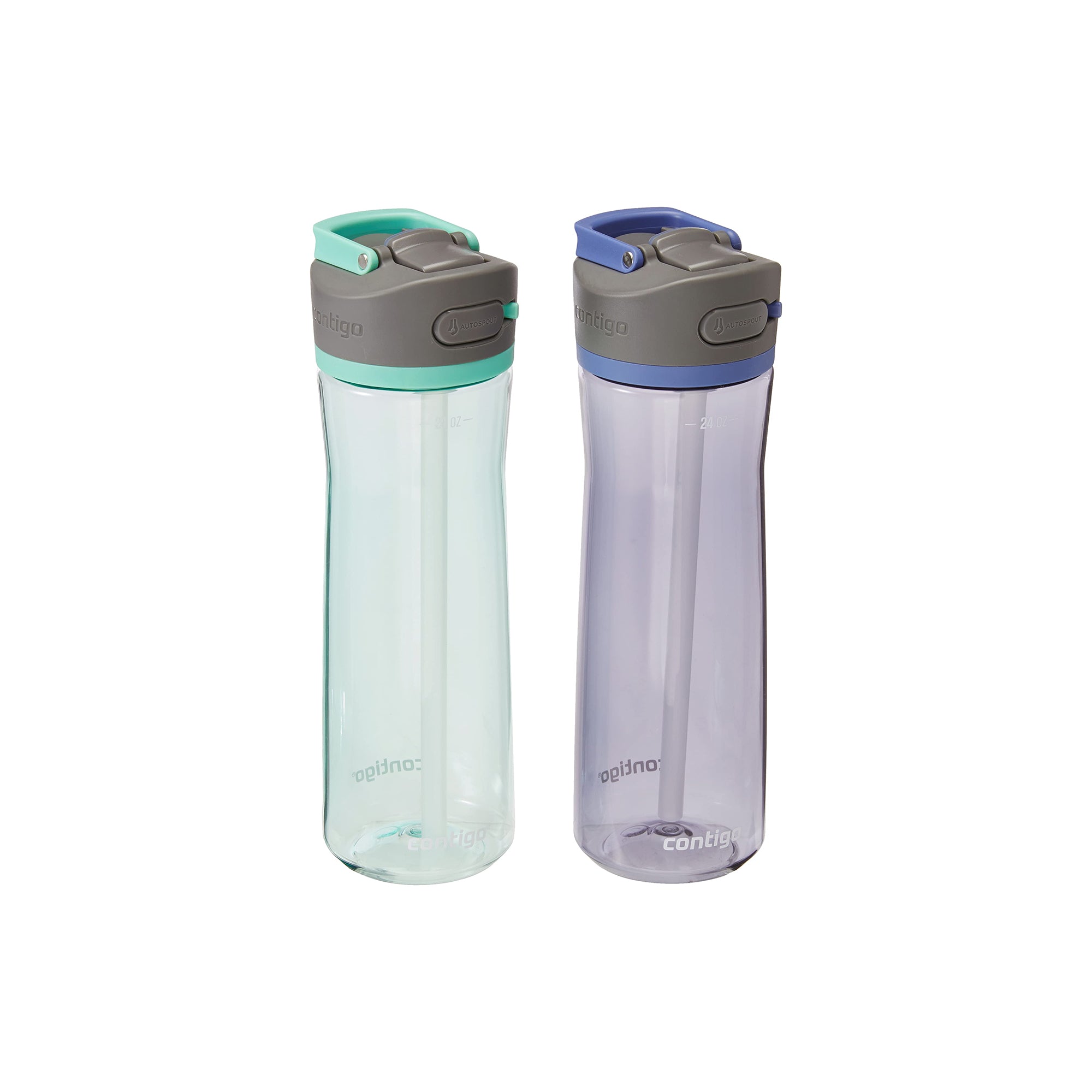 Contigo 2144982 Water Bottle, 24oz, Blue Corn & Coriander