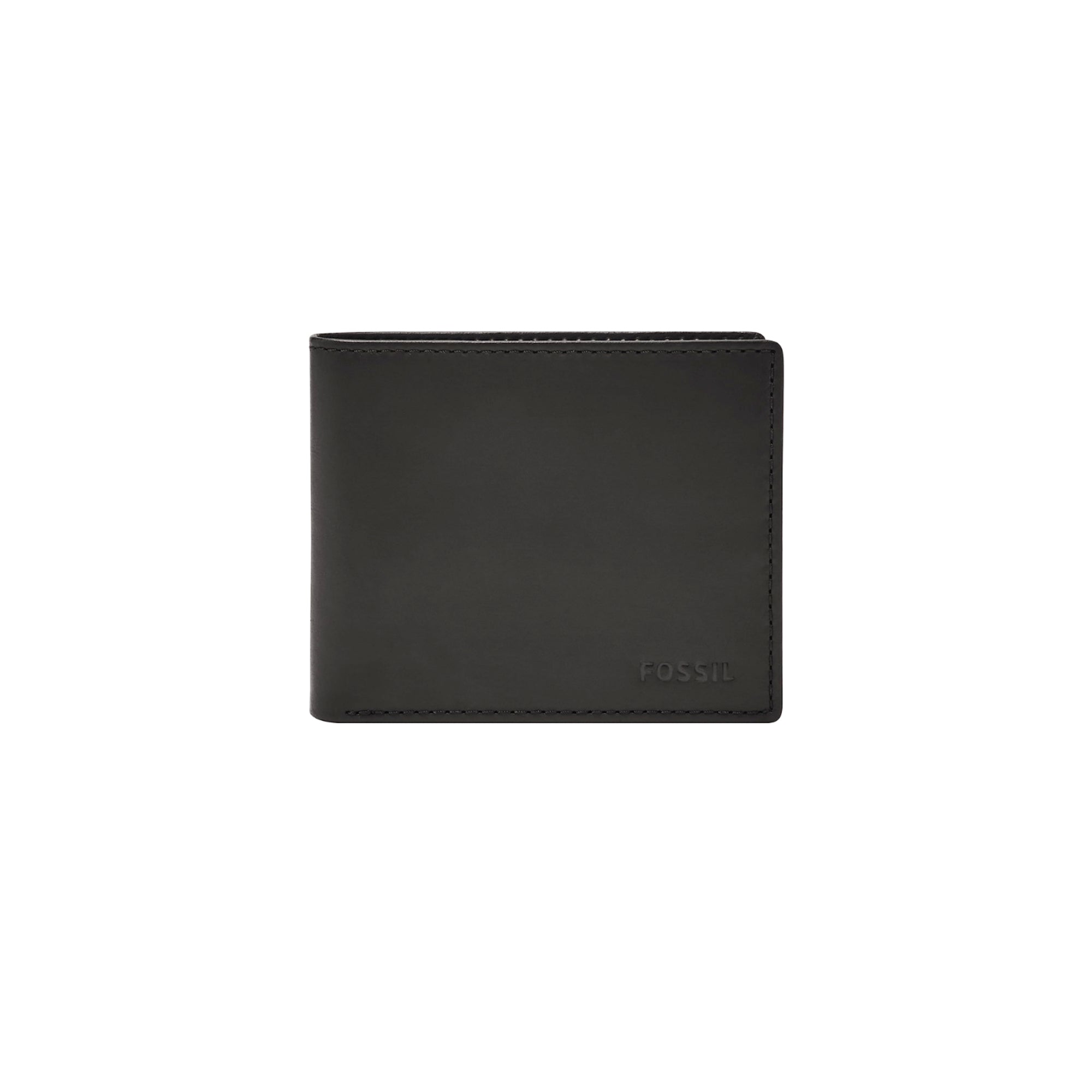 Fossil MenŸ??s Derrick RFID Leather Bifold Wallet Ÿ?? with Flip ID Window
