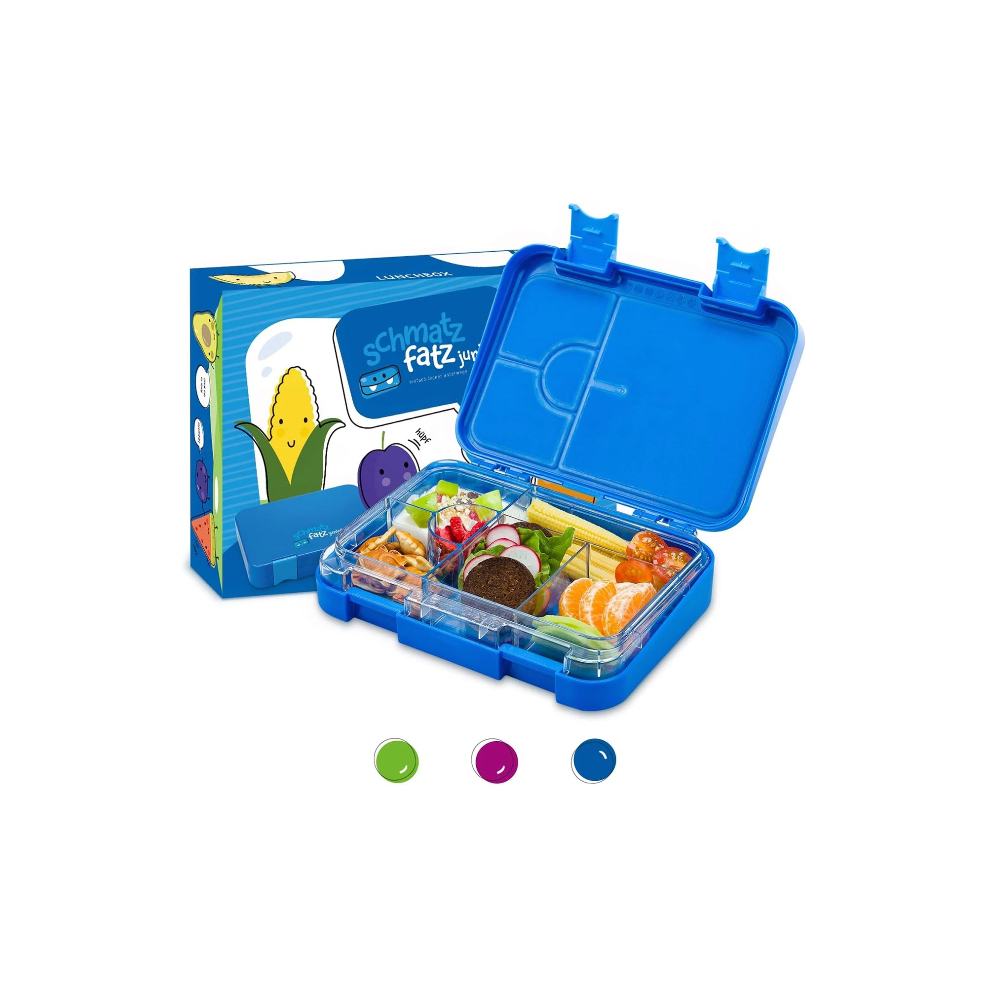 schmatzfatz Easy Lunch Box | Leak-Proof Children's Bento Box