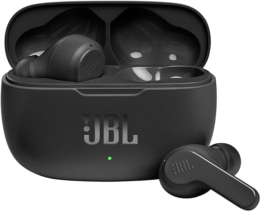 JBL Wave 200TWS True Wireless In Ear Earbuds Black Bluetooth Earphones for Music Calls and Daily Use