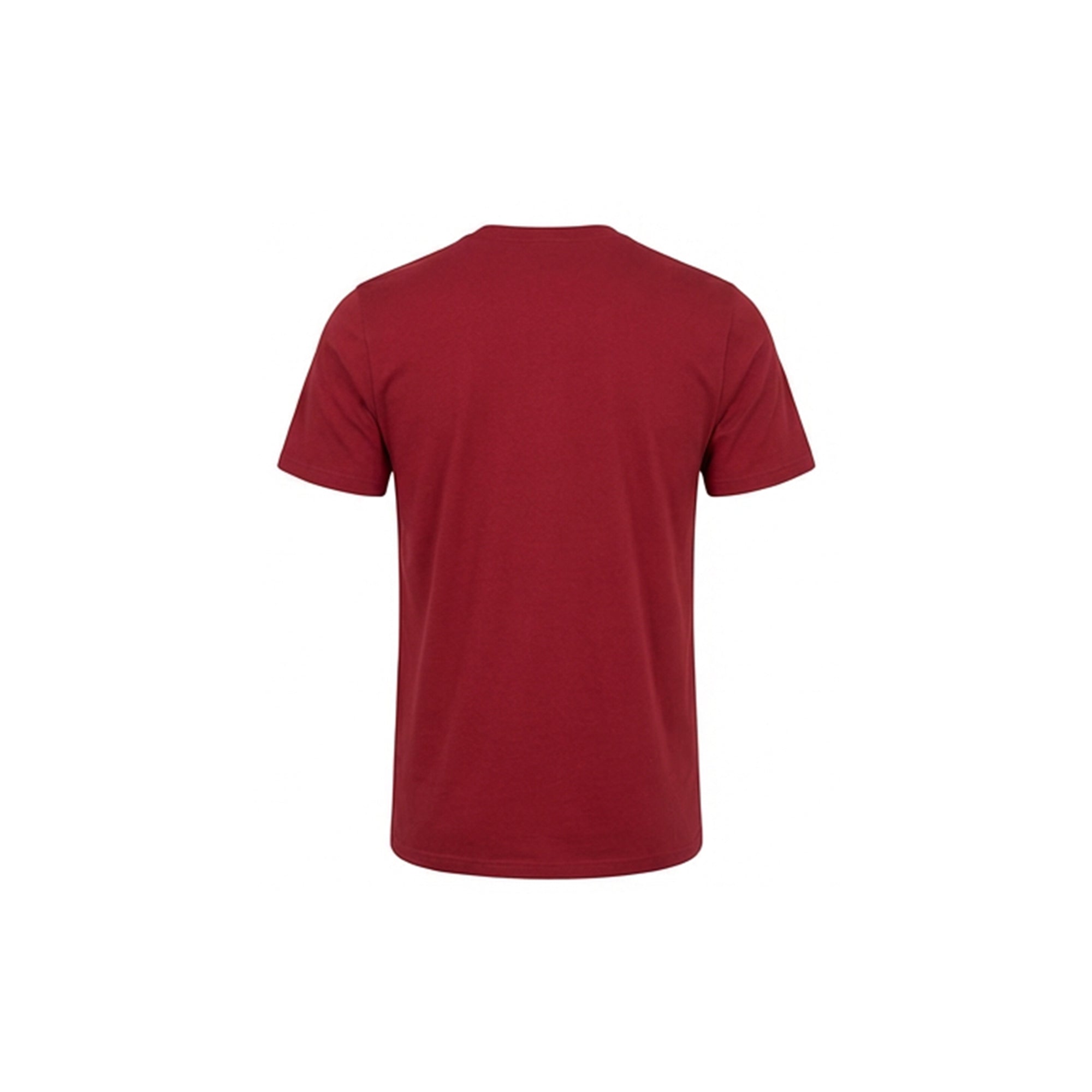 Hollister Men's T-Shirt Cotton Crew Neck Short Sleeve Indian Red