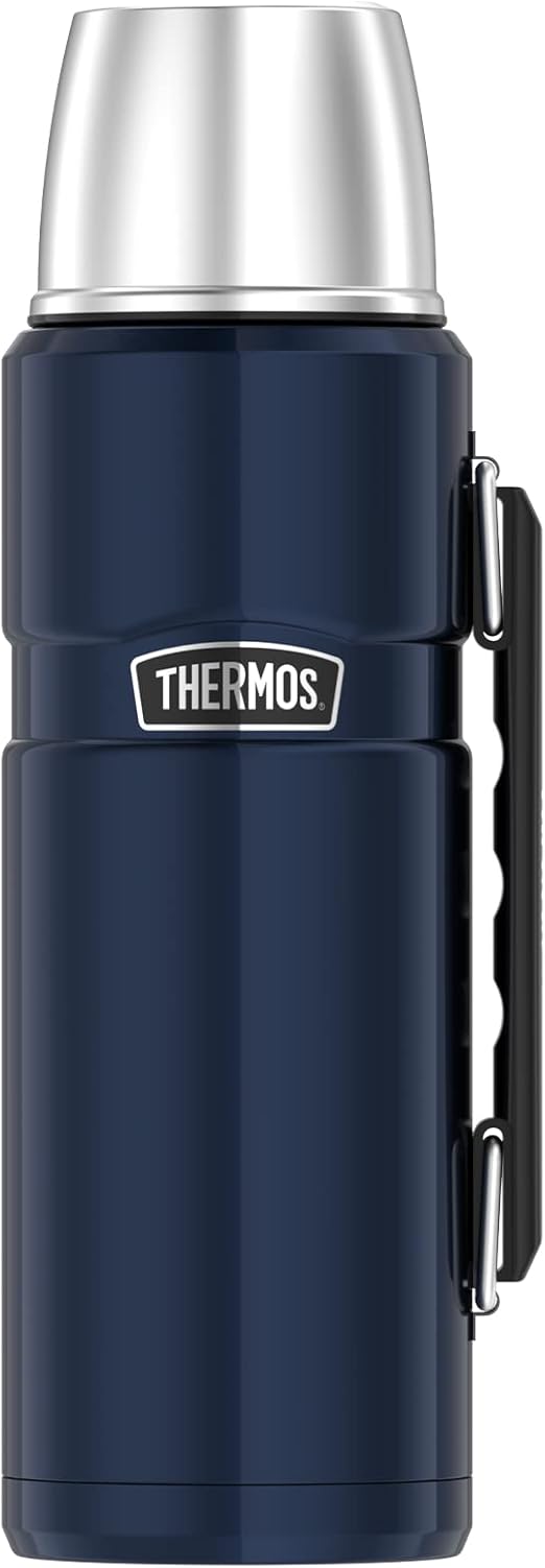 Thermos Stainless King Flask 1.2 L Midnight Blue Stainless Steel Vacuum Flask
