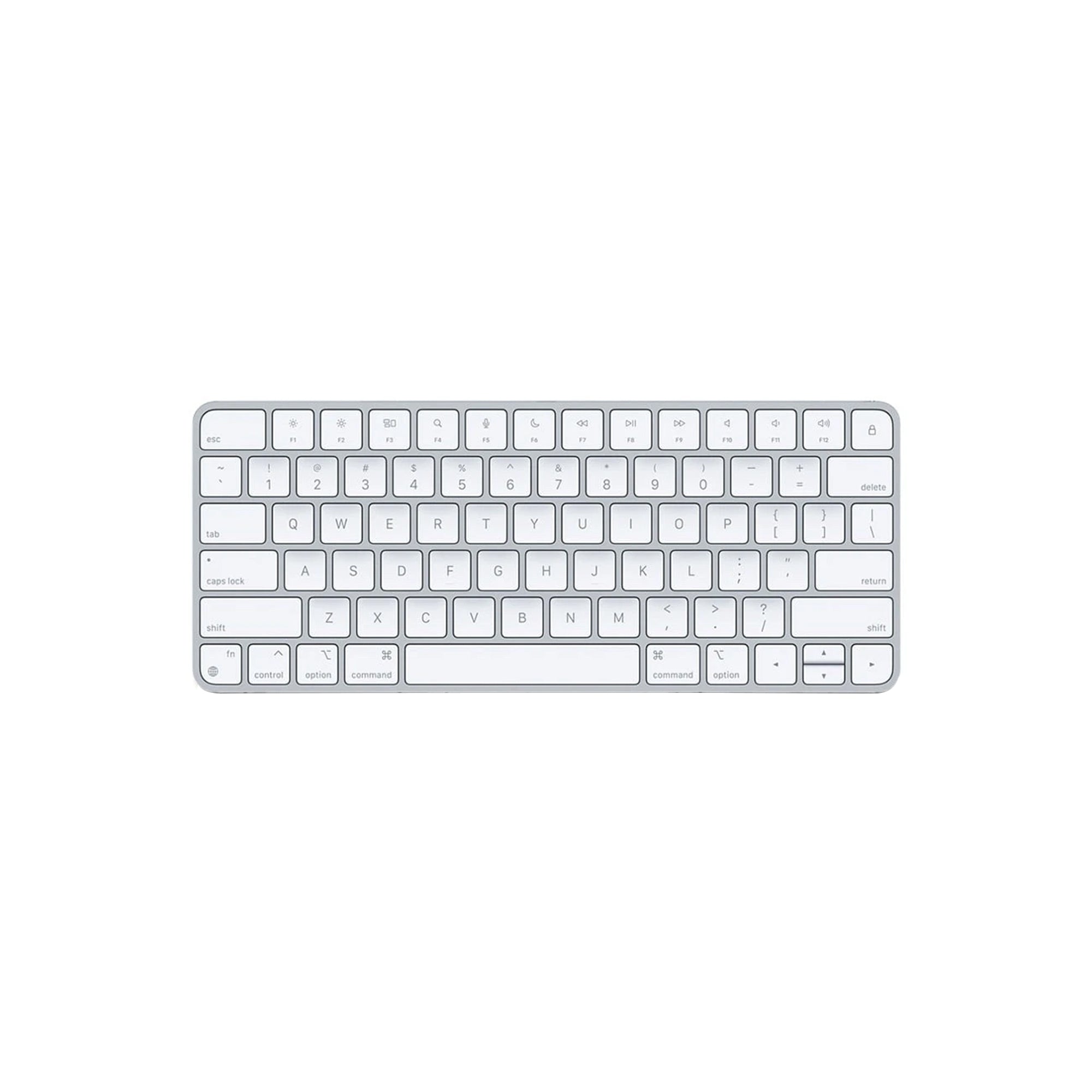 Apple Magic Wireless Keyboard with Touch ID US English Silver for Mac Apple Silicon macOS 11.4 or Later
