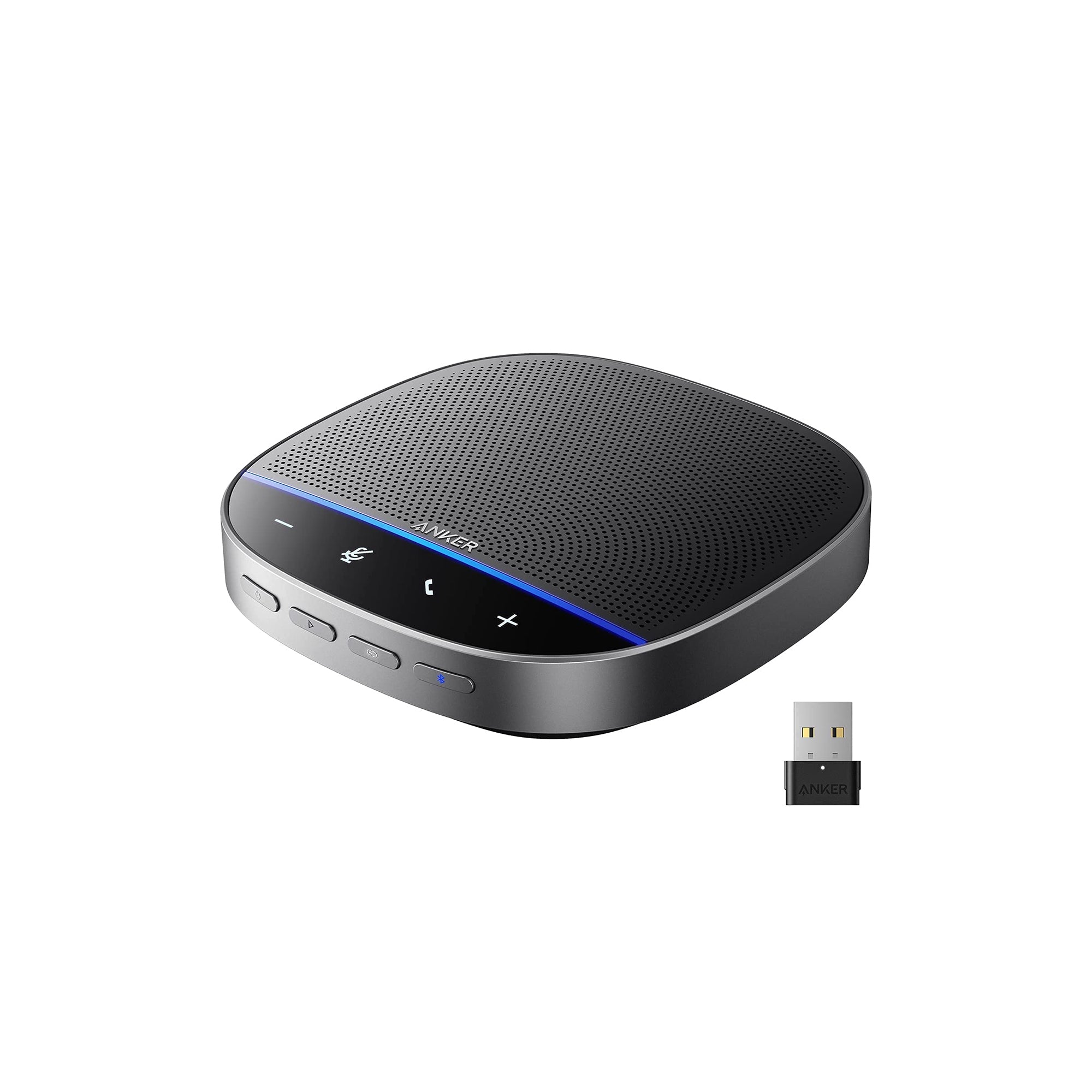 Anker PowerConf S500 Conference Speaker Zoom Certified USB C Bluetooth Speakerphone Black