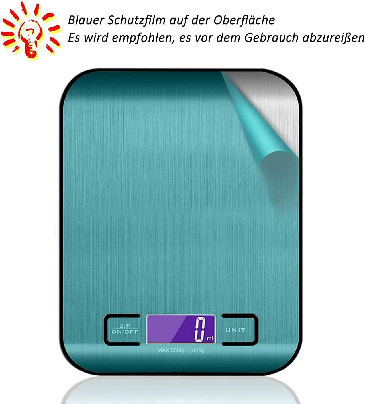 Digital Kitchen Scale Electronic Cooking Scale for Home Kitchen Slim Design for Easy Storage