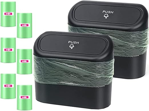 Car Trash Bin with Lid