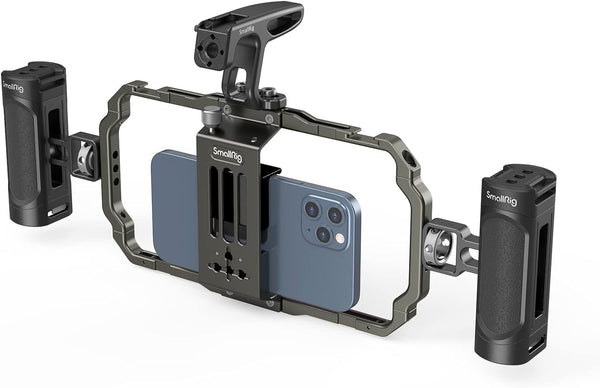 SmallRig Universal Phone Video Rig Kit for iPhone 16 15 14 13 12 Pro Max