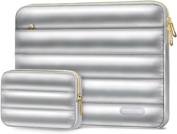 MOSISO Shiny Puffy Laptop Sleeve 15Ÿ??16 Inch Ÿ?? 15.6" Carrying Case for MacBook Pro 16" (M1/M2/M3)