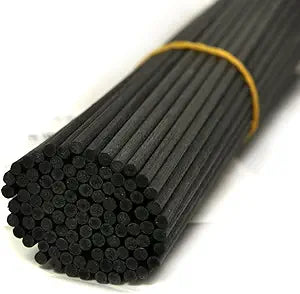 50 Pieces Fiber Reed Diffuser Replacement Refill Sticks (30cm x 4mm, Black)