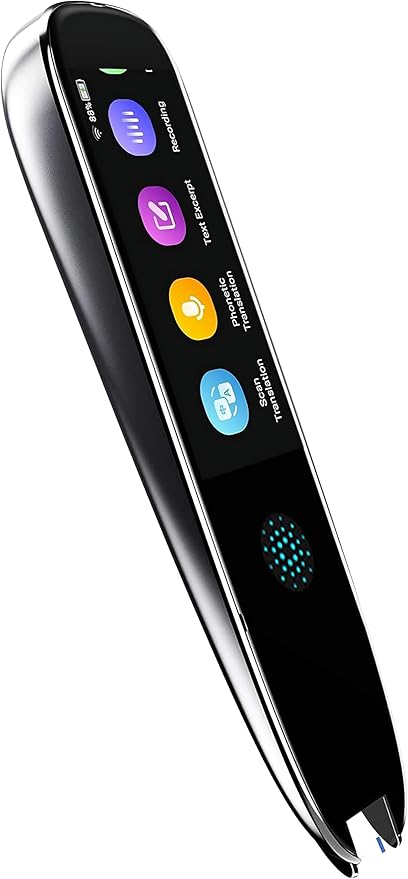 Supwell Scanning Translation Pen, OCR Digital Pen Scanner, 112 Languages Translation Device Dyslexia Reading Tool, for Meetings Learning Travelling, Book Reader, Dictionary Pen, Exam Reader Pen