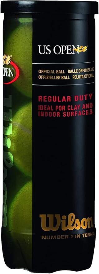 WILSON US Open Tennis Balls - Regular Duty, Single Can (3 Balls)