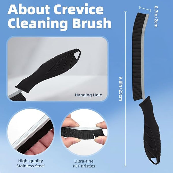3 Pcs Hard Bristle Crevice Cleaning Brush-Thin Gap Cleaning Brush, Small Cleaning Brush, Grout Brush, Kitchen Brush, Cleaning Tools for Toil