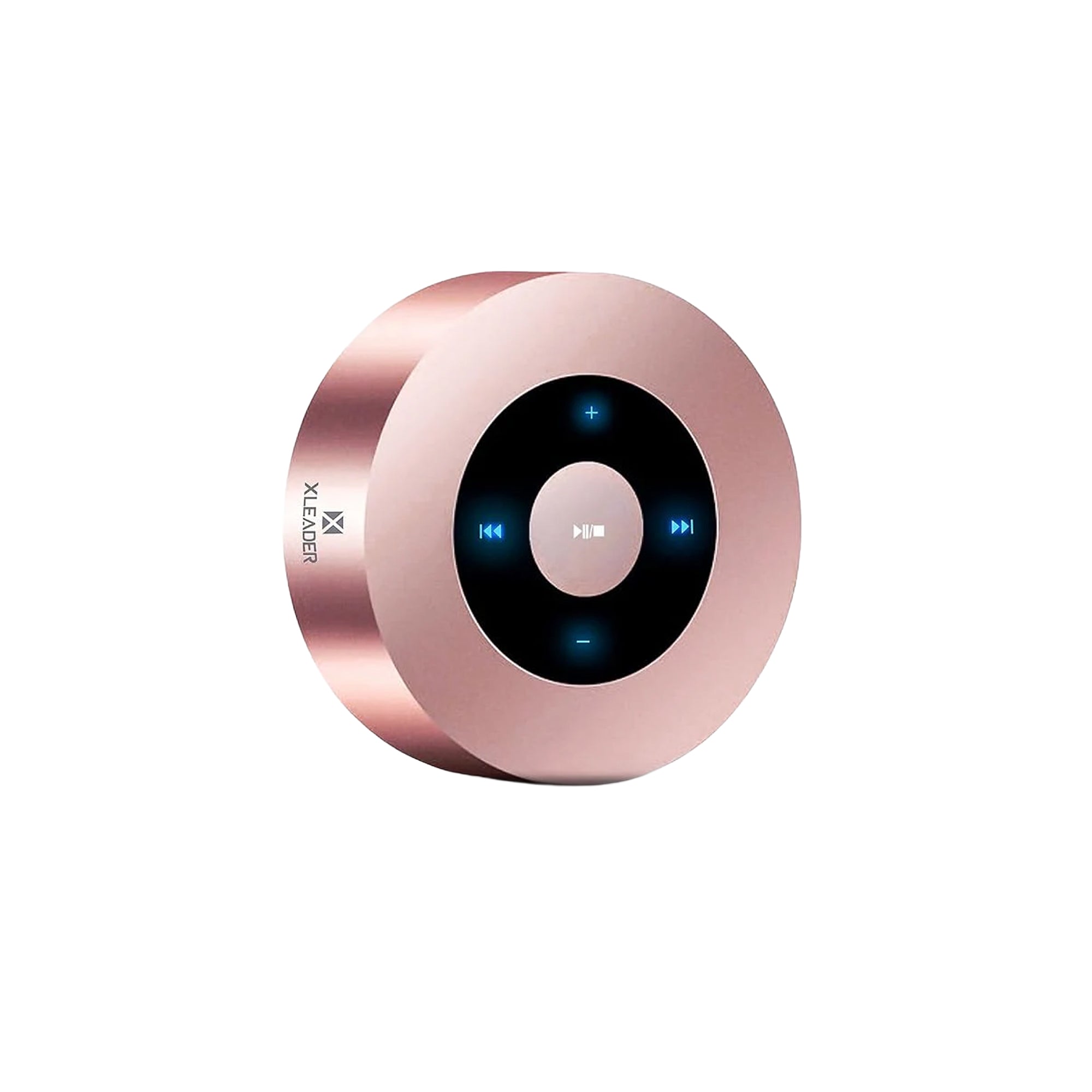 Xleader,Upgraded,Smart Touch Portable Speakers Wireless Bluetooth,Premium Rose Gold Mini Small Speaker with (Waterproof Case) Mic TF Aux for iPhone Tablet, Electronics Gifts for Girls Women Holiday