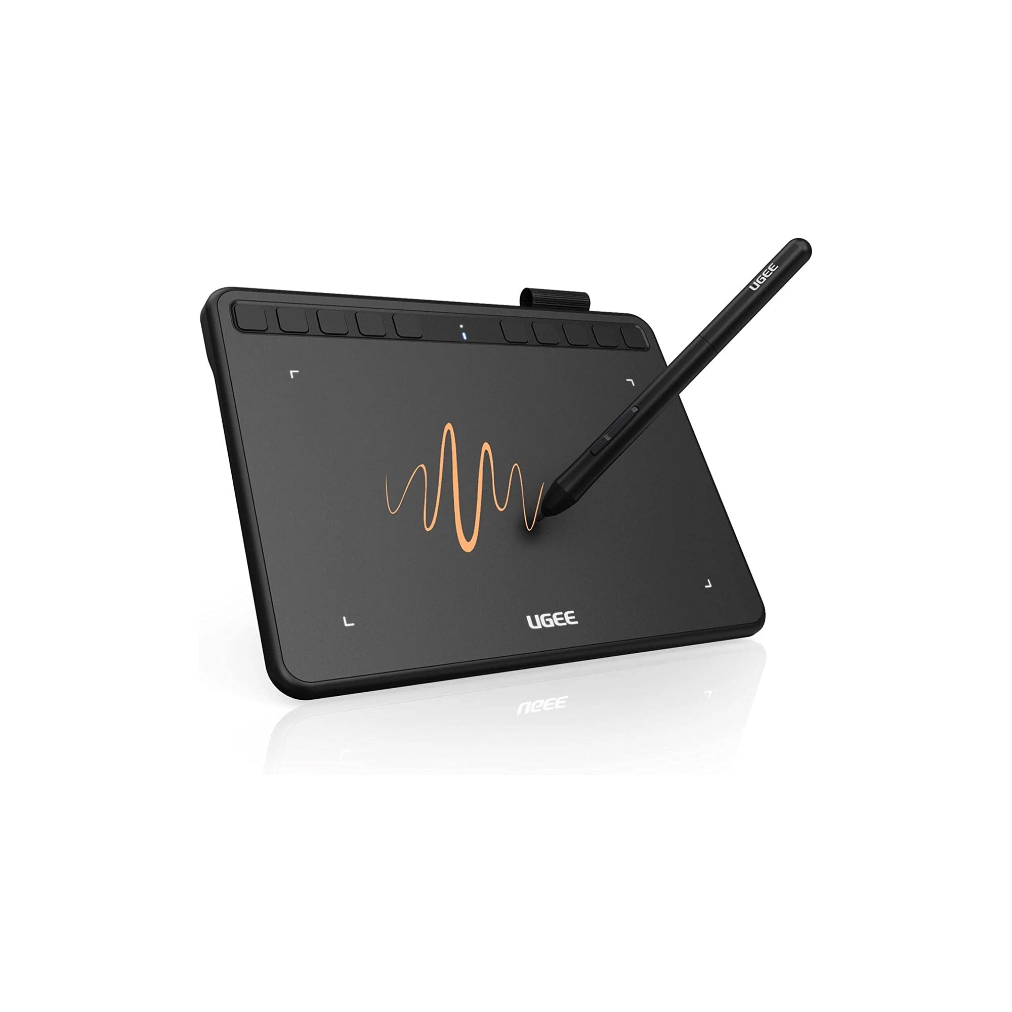 UGEE Drawing Tablet S640 Digital Graphics Pad Battery Free Stylus Tilt 8192 Pressure Sensitivity 10 Express Keys Pen Tablet