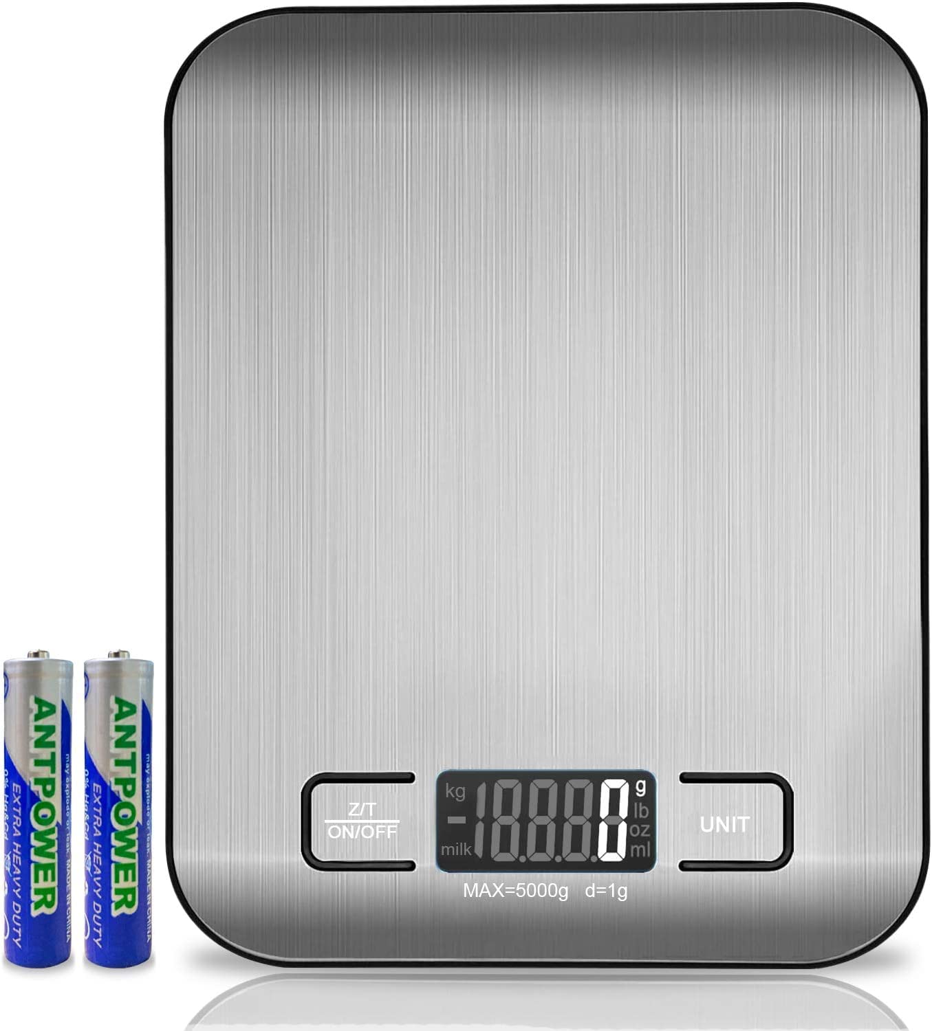 Digital Kitchen Scale Electronic Cooking Scale for Home Kitchen Slim Design for Easy Storage