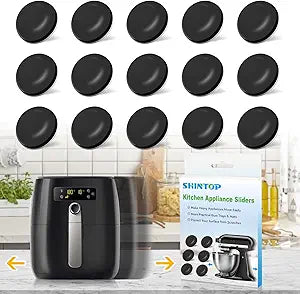 Kitchen Appliance Sliders, 16pcs Self Adhesive Small Appliance Sliders Easy Sliders Appliance Mover Space Saving Home Must Have Gadgets for