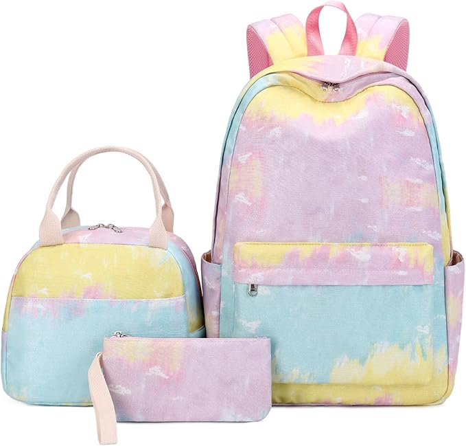 NICOLE & DORIS School Backpacks Starry Sky Theme Set 3 Pieces