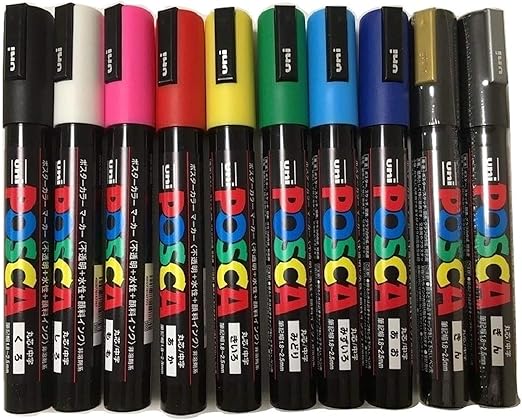 Posca Colouring - PC-5M - Pack of 10 Markers