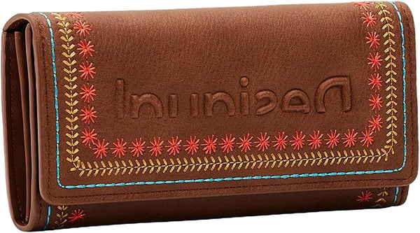 Desigual Backstitch Wallet One Size Brown