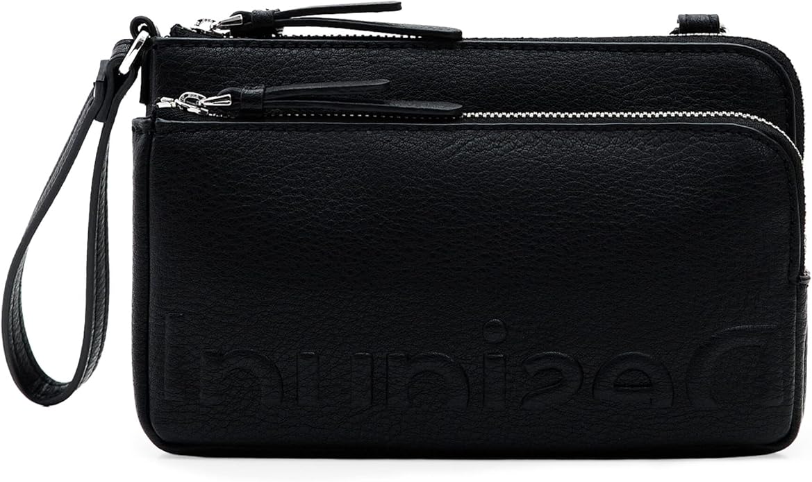 Desigual Mini Logo Crossbody Bag One Size Black